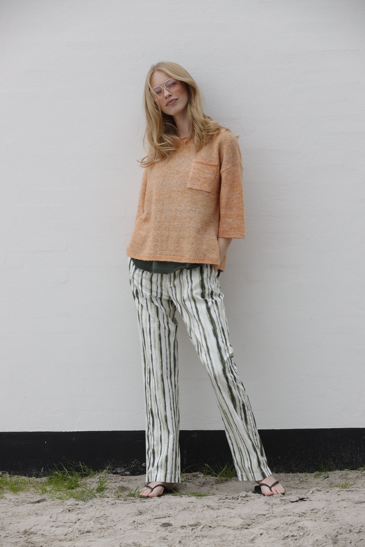Chloe Trousers Shades of Olive