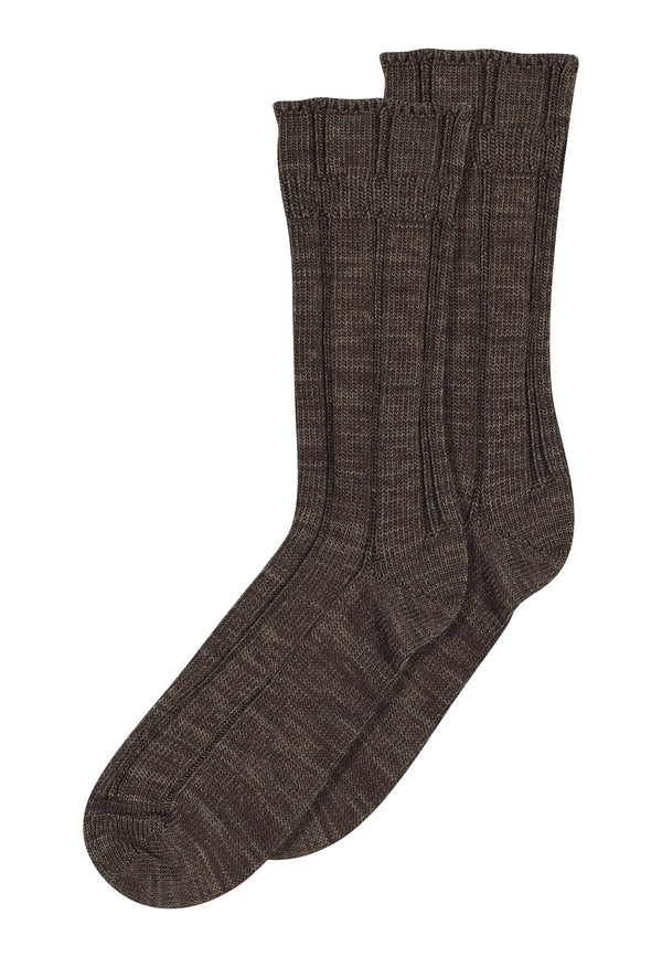 Be Socks (12-59537-0-351) - Brown Melange