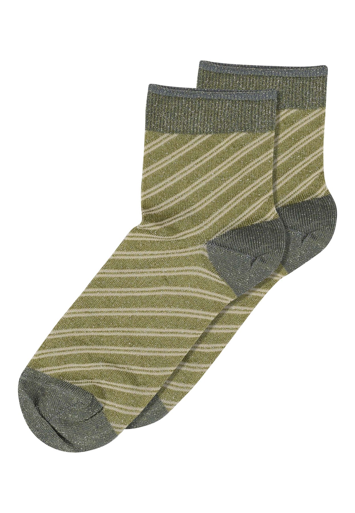 Elisa Glimmer Short Socks (12-77720-3023) - Advocado Oil