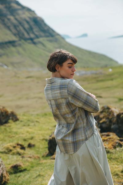 Cindi Check Shirt - Light Camel