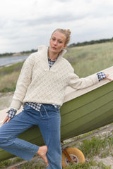 Gunhild Stretch Denim Pants - Dark Denim