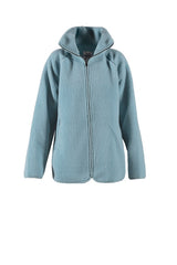 Aria Teddy Fleece Jacket - Ice Blue