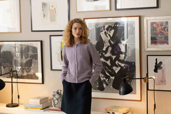 Camille Quilt Skirt - New Navy