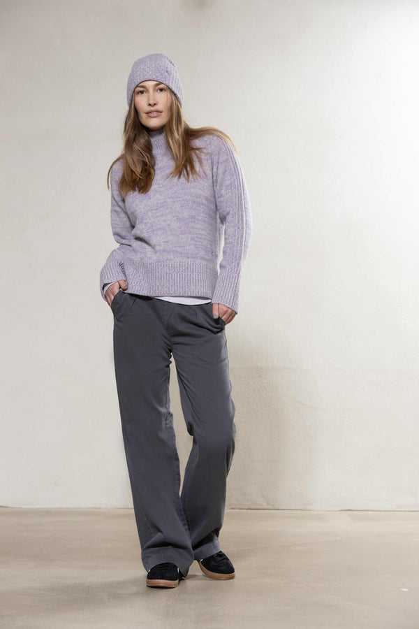 Christine Twill Trousers - Iron Grey