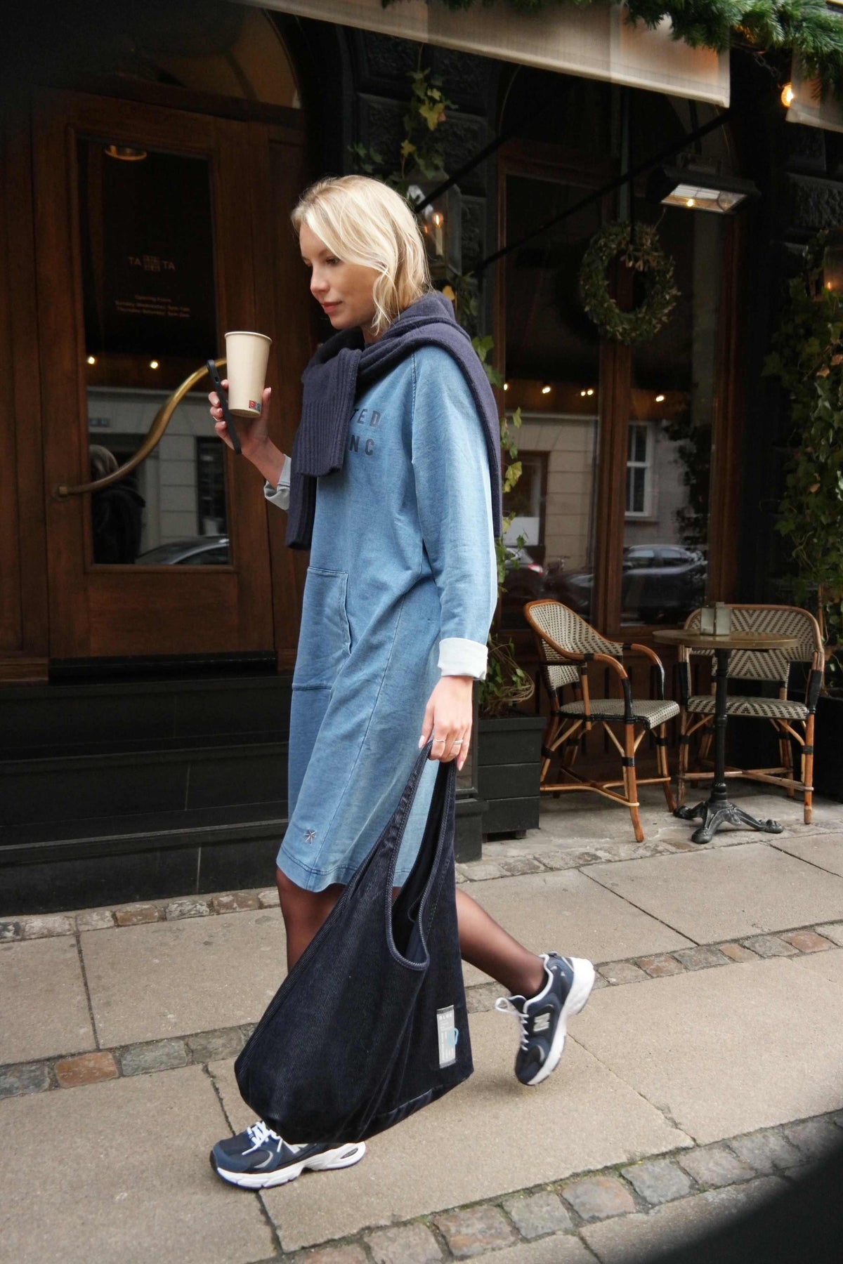 Dicte Denim Dress - Denim Blue