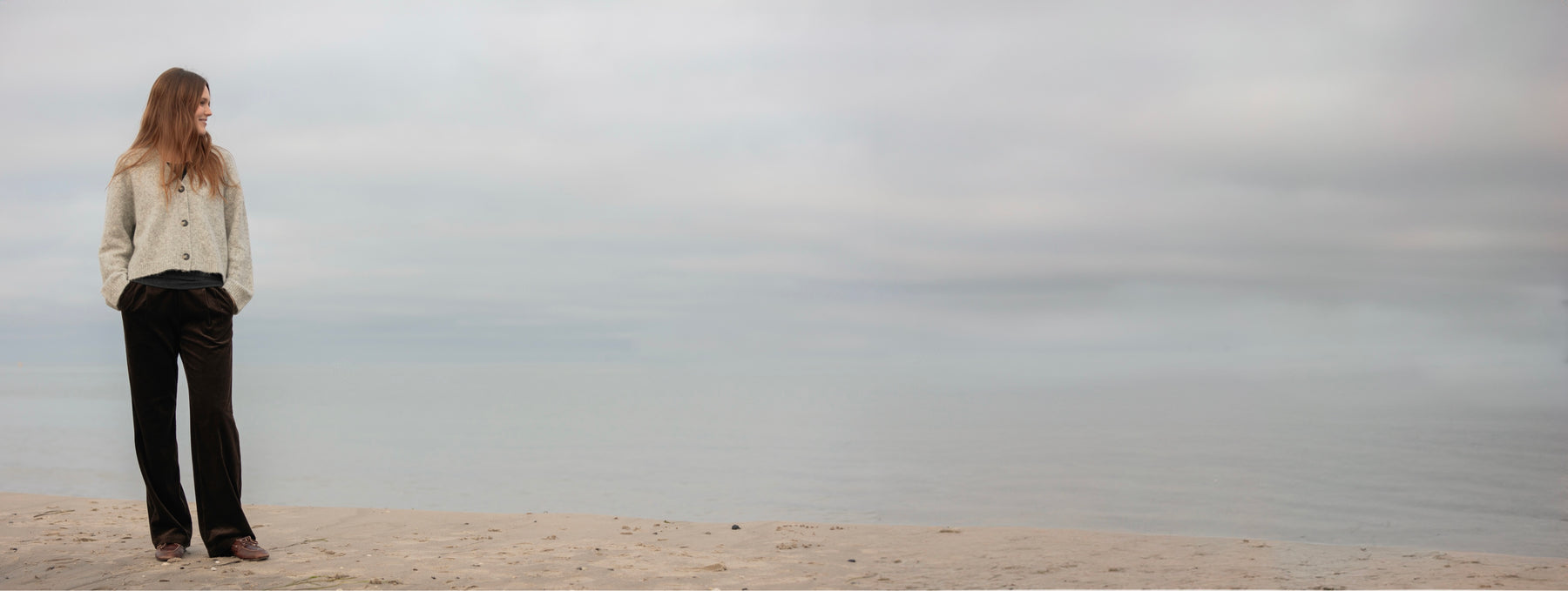 Frankie Knit Cardigan - Light Grey Melange