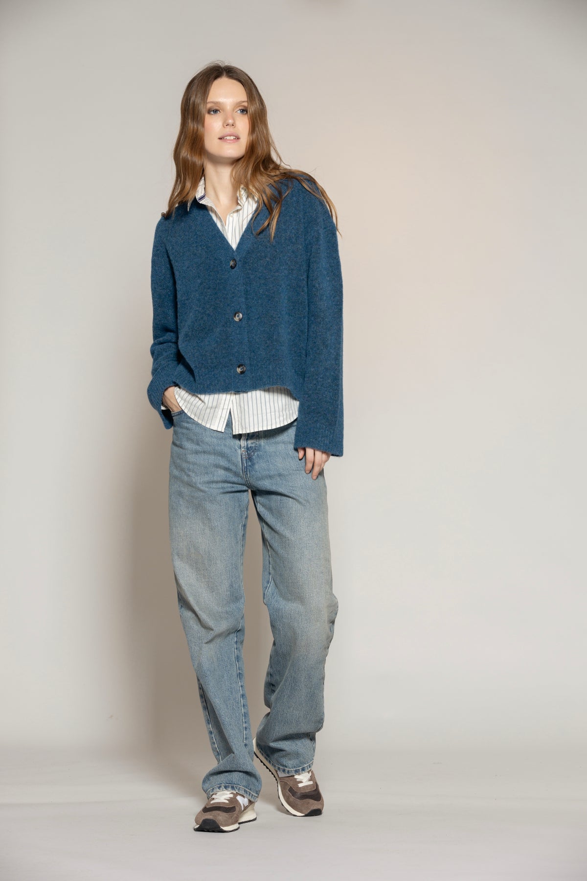 Gamma Striped Shirt - Milk