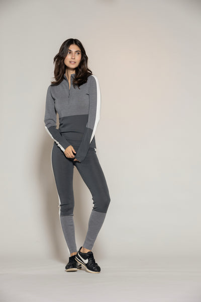 Futte Merino Knit Pants - Iron Grey