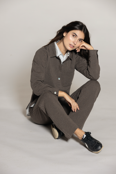 Gill Polo Sweat - Chocolate Melange