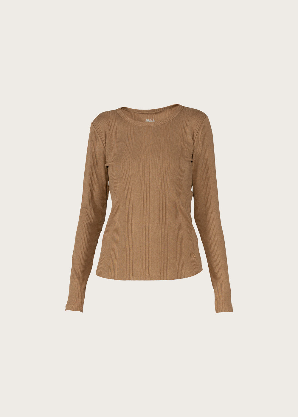 Drude Rib Tee - Walnut