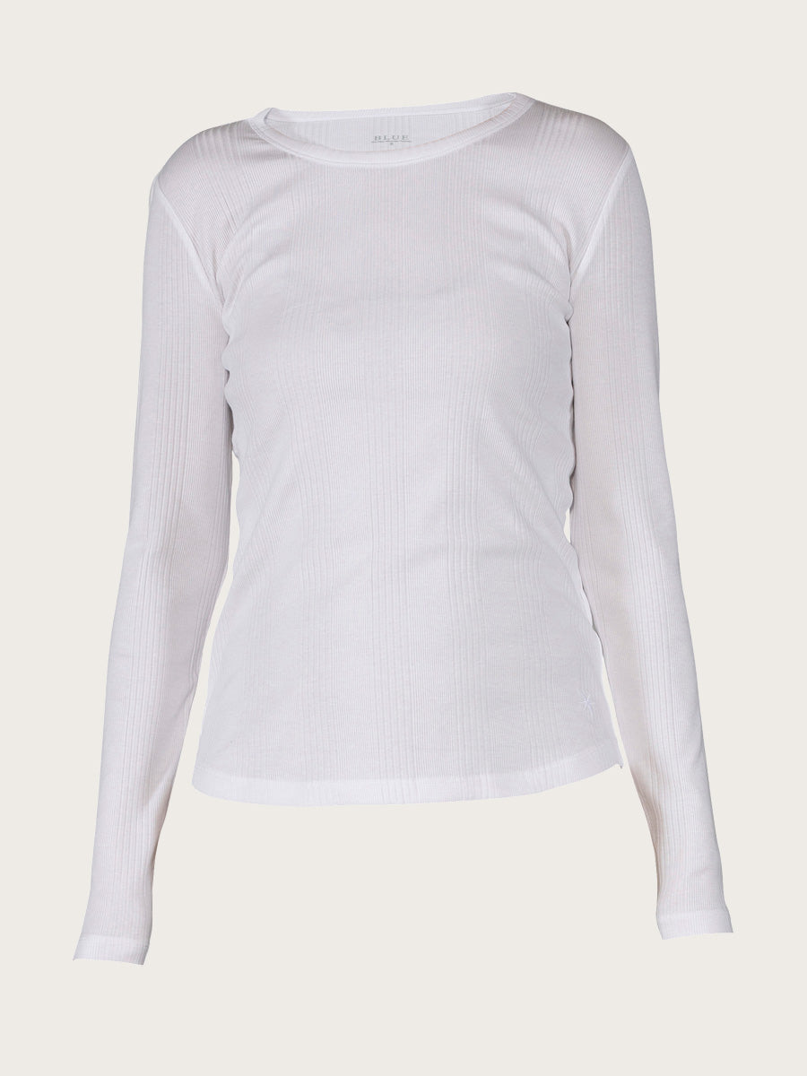 Drude Rib Tee - White