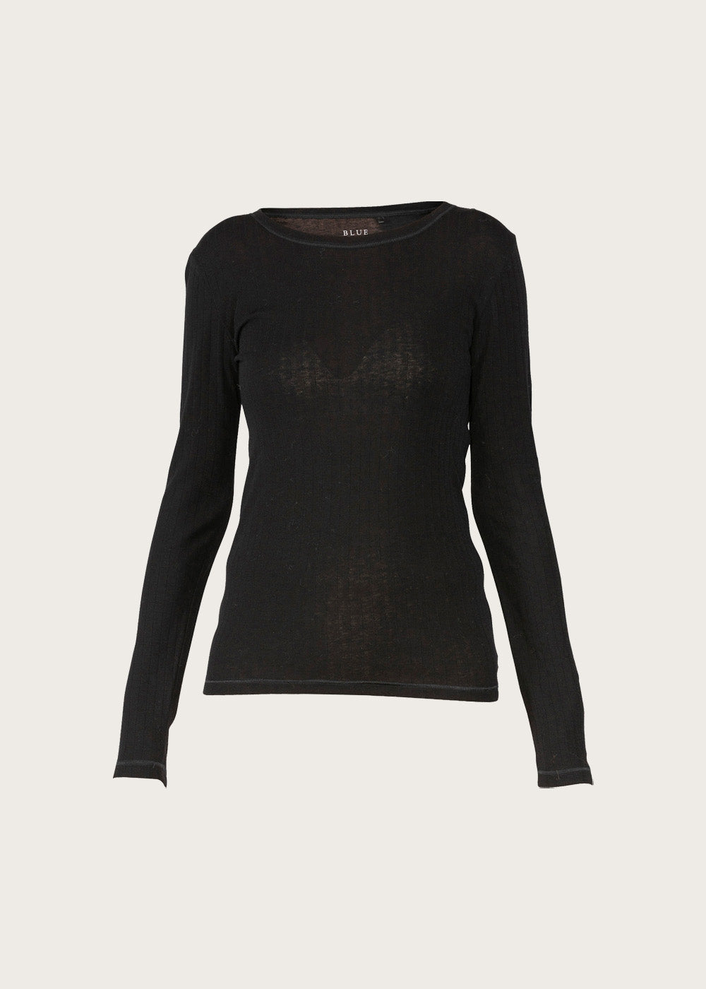 Gunver Rib Tee - Black