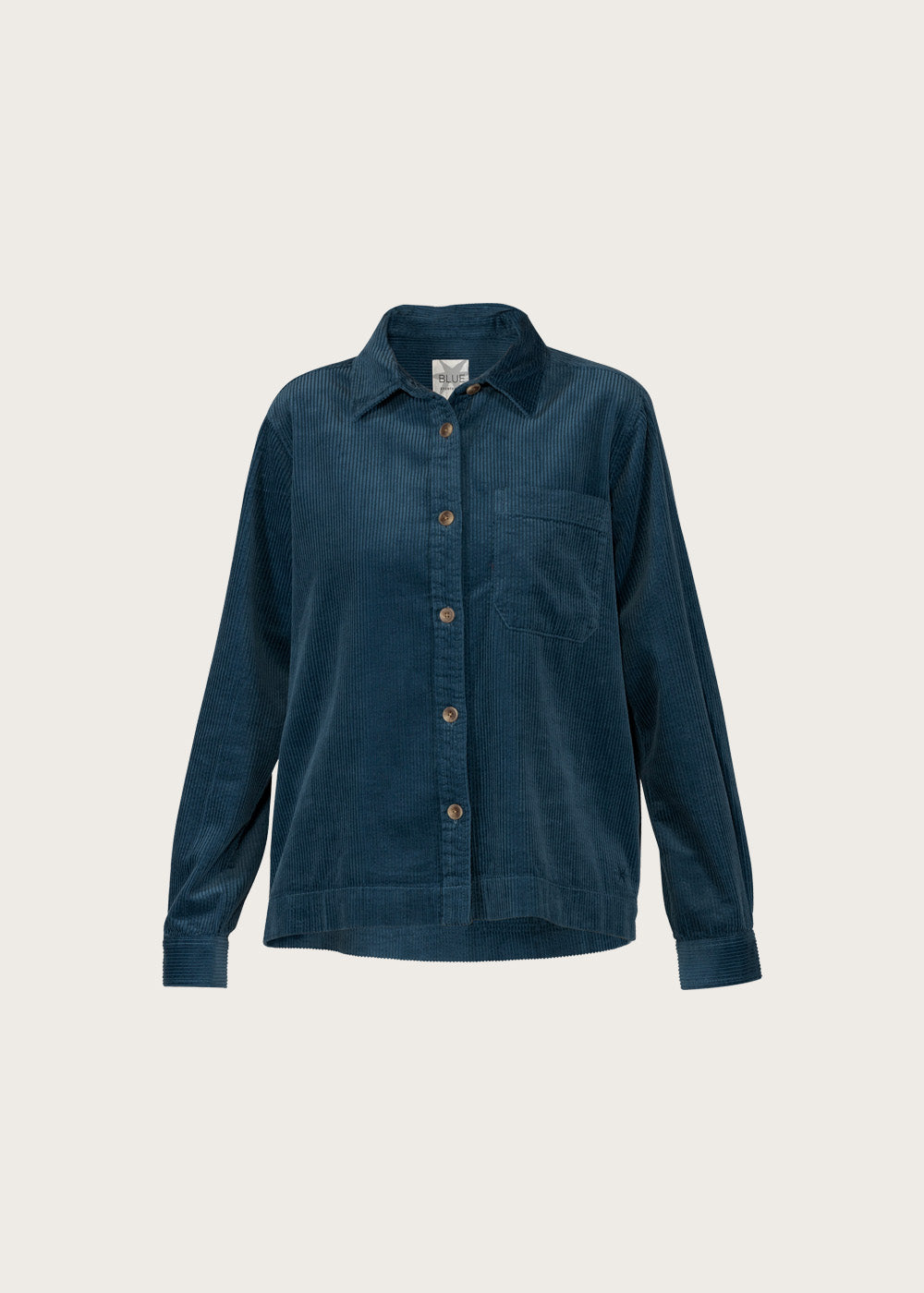 Gas Corduroy Shirt - Seaport Navy