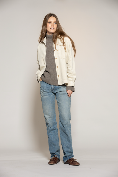 Gas Corduroy Shirt - Almond