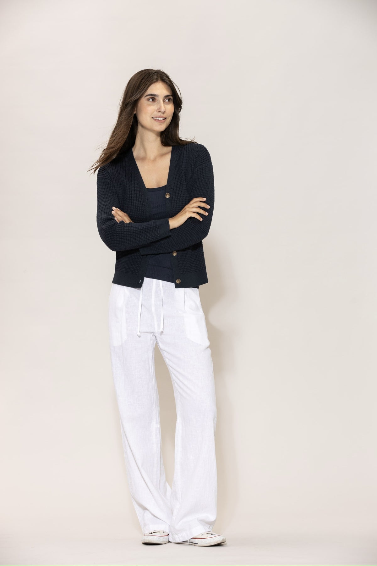 Lola Cardigan Knit - New Navy