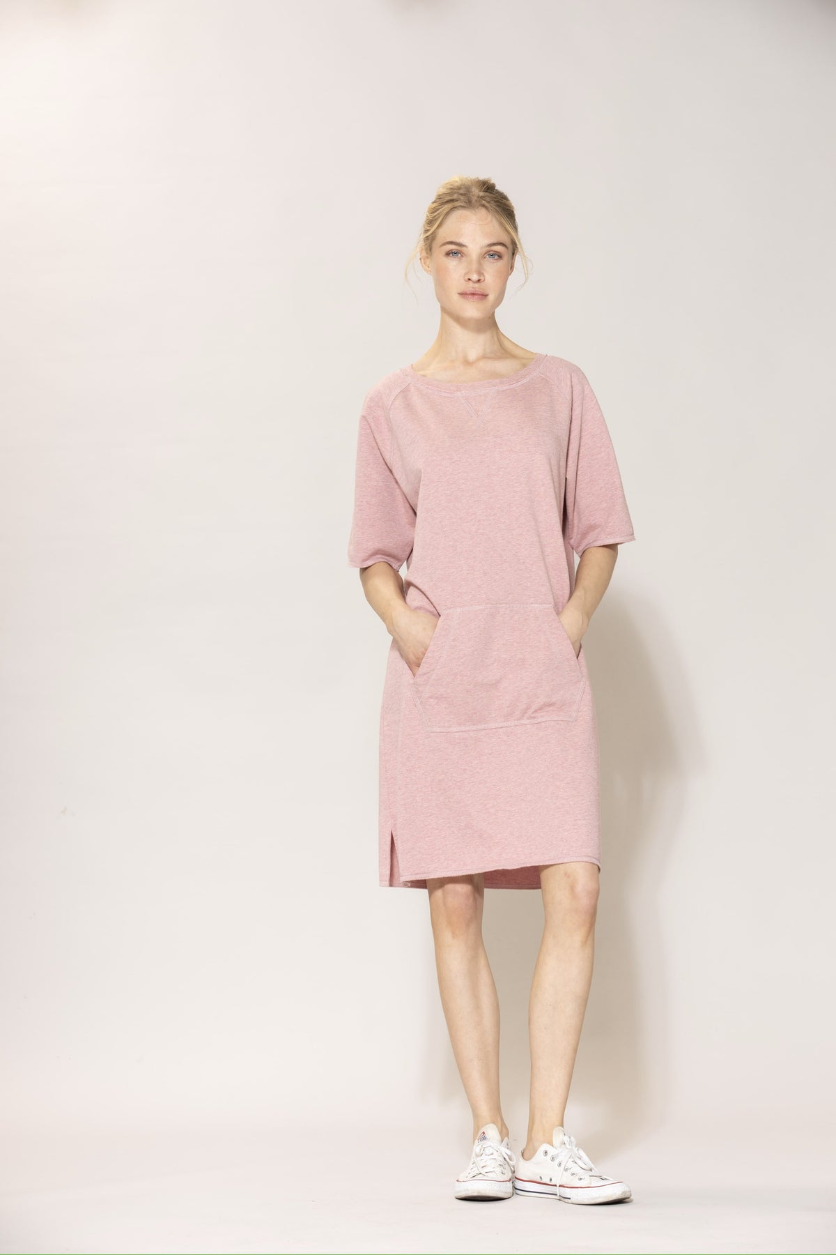 Joy Dress - Soft Pink Melange