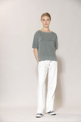 Jade Blouse - Silver Pine