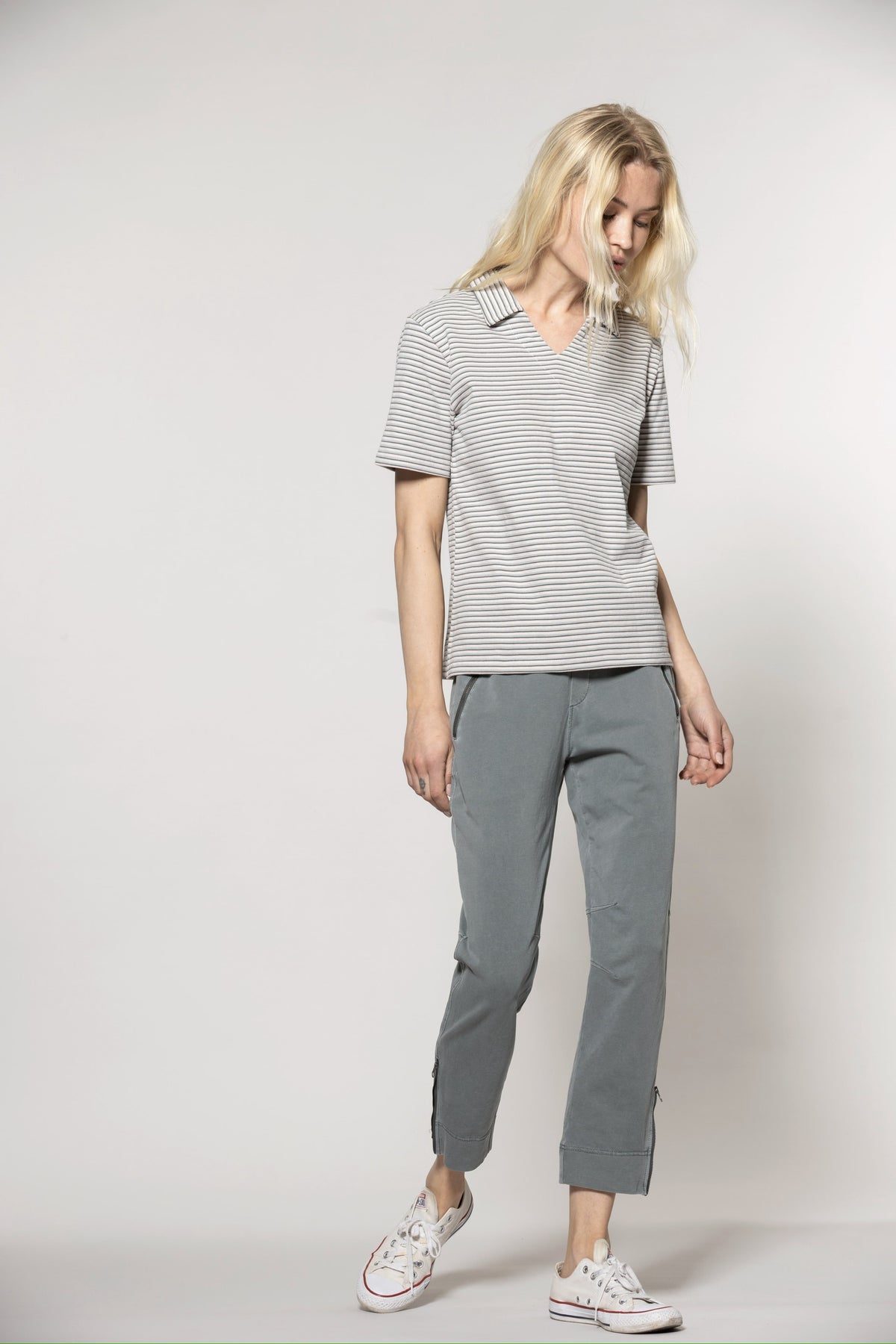 Jade Sweat Pants - Silver Pine