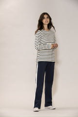 Joeline Pants - New Navy w/Milk
