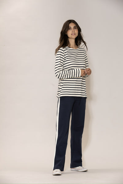 Joeline Pants - New Navy w/Milk