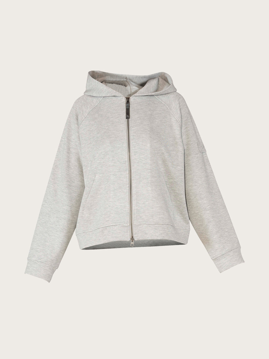 Maja Scuba Hoodie - Grey Melange