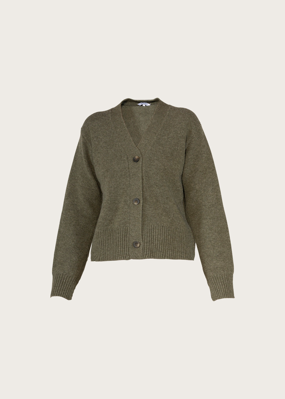 Margit Cardigan - Dusty Olive Melange