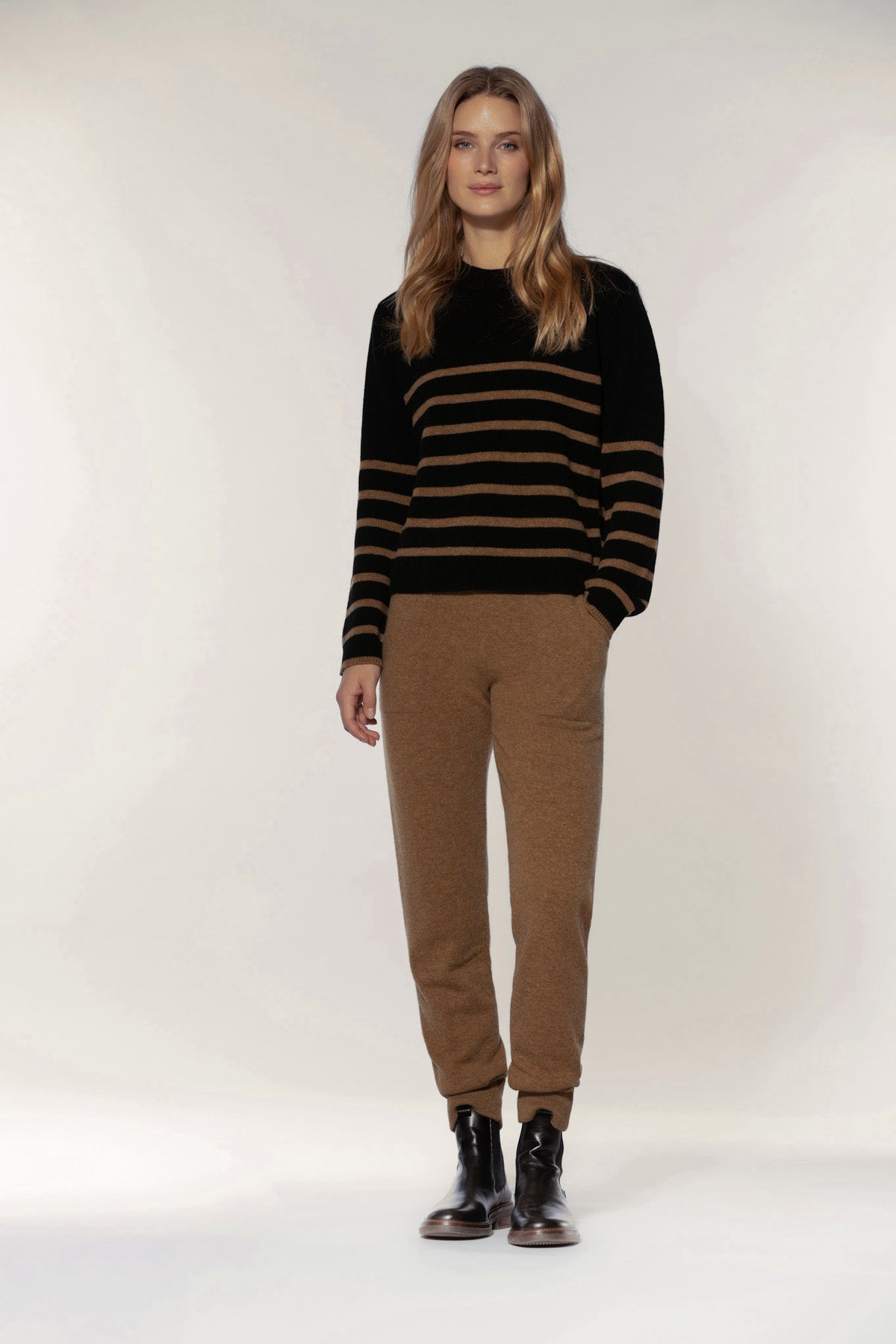 Marilyn Trousers - Walnut Melange