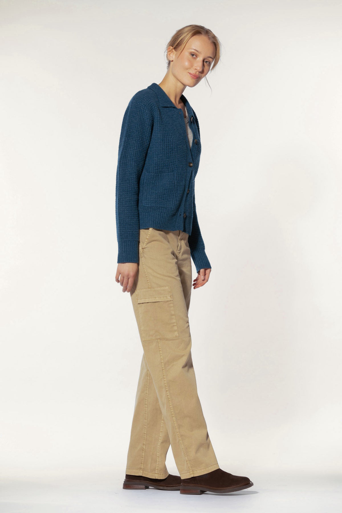 Mille Cardigan - Seaport Navy Melange