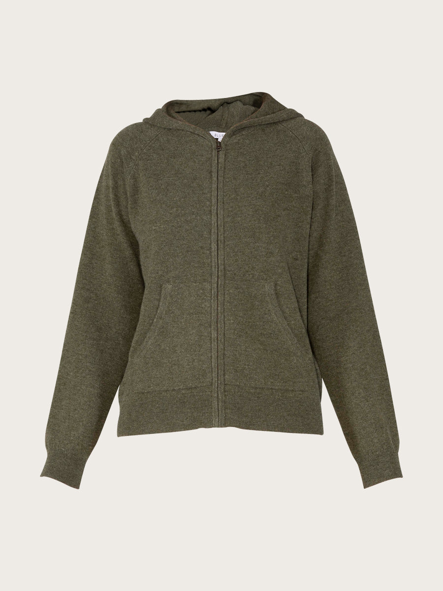 Marianne Cardigan - Dusty Olive Melange