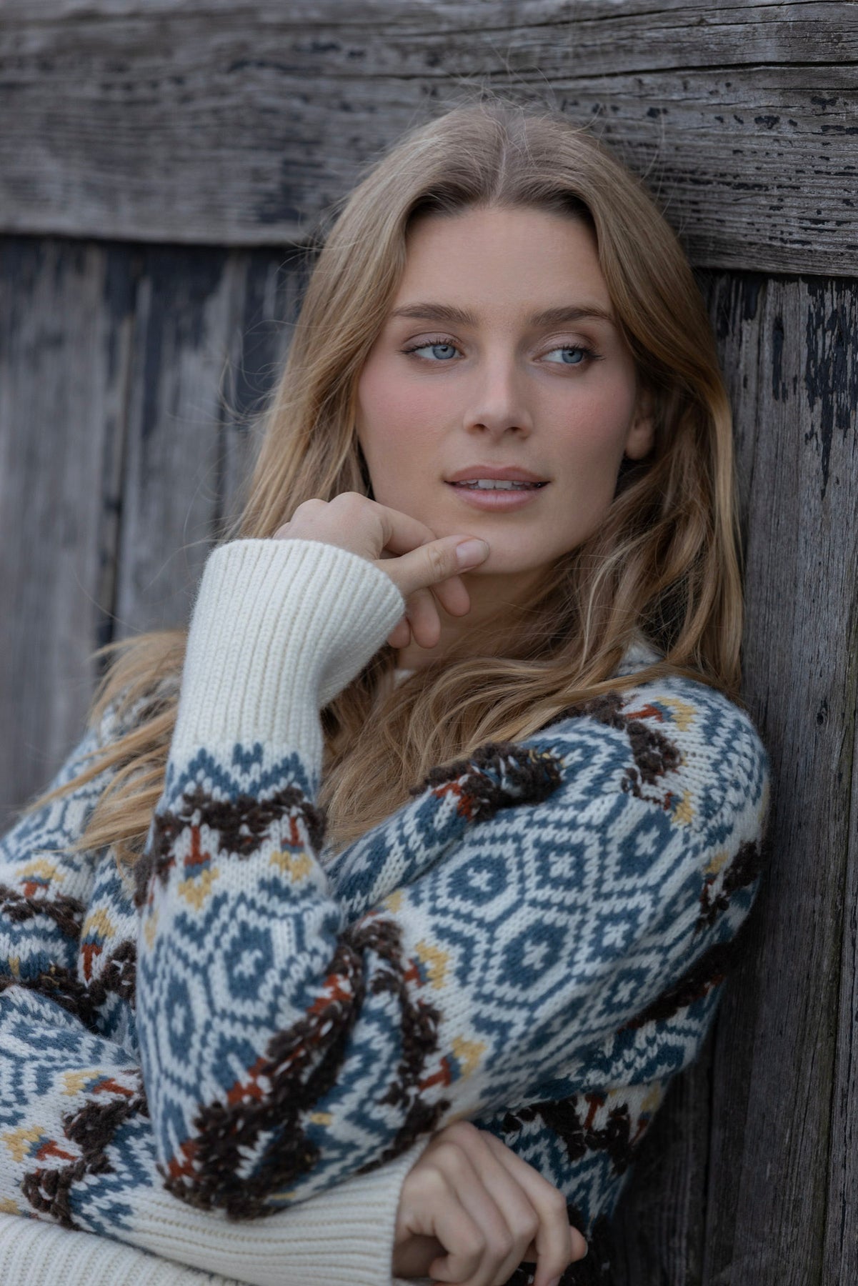 Martha Knit - Dusk Blue Melange