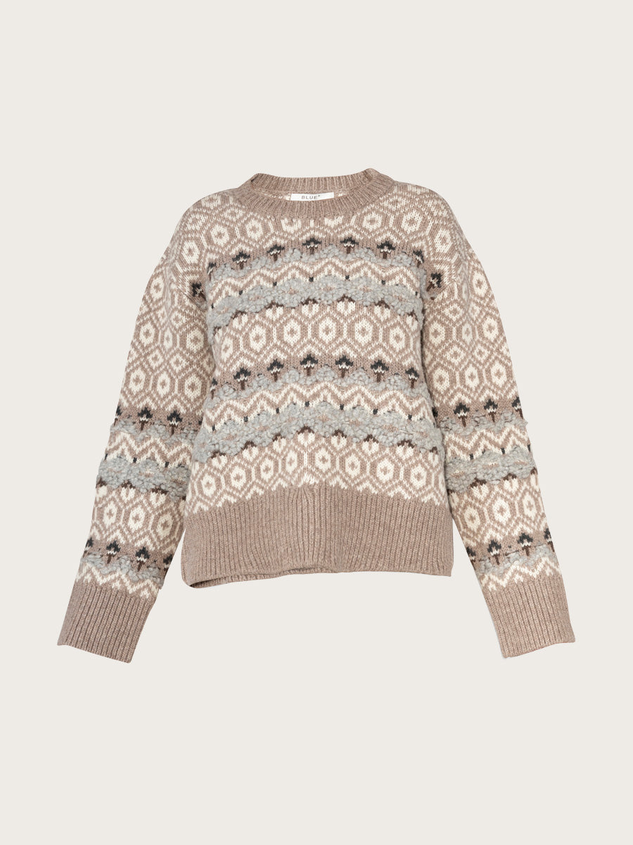Martha Knit - Beige Melange