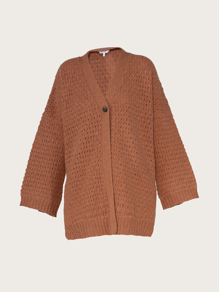 Megan Cardigan - Teak Melange