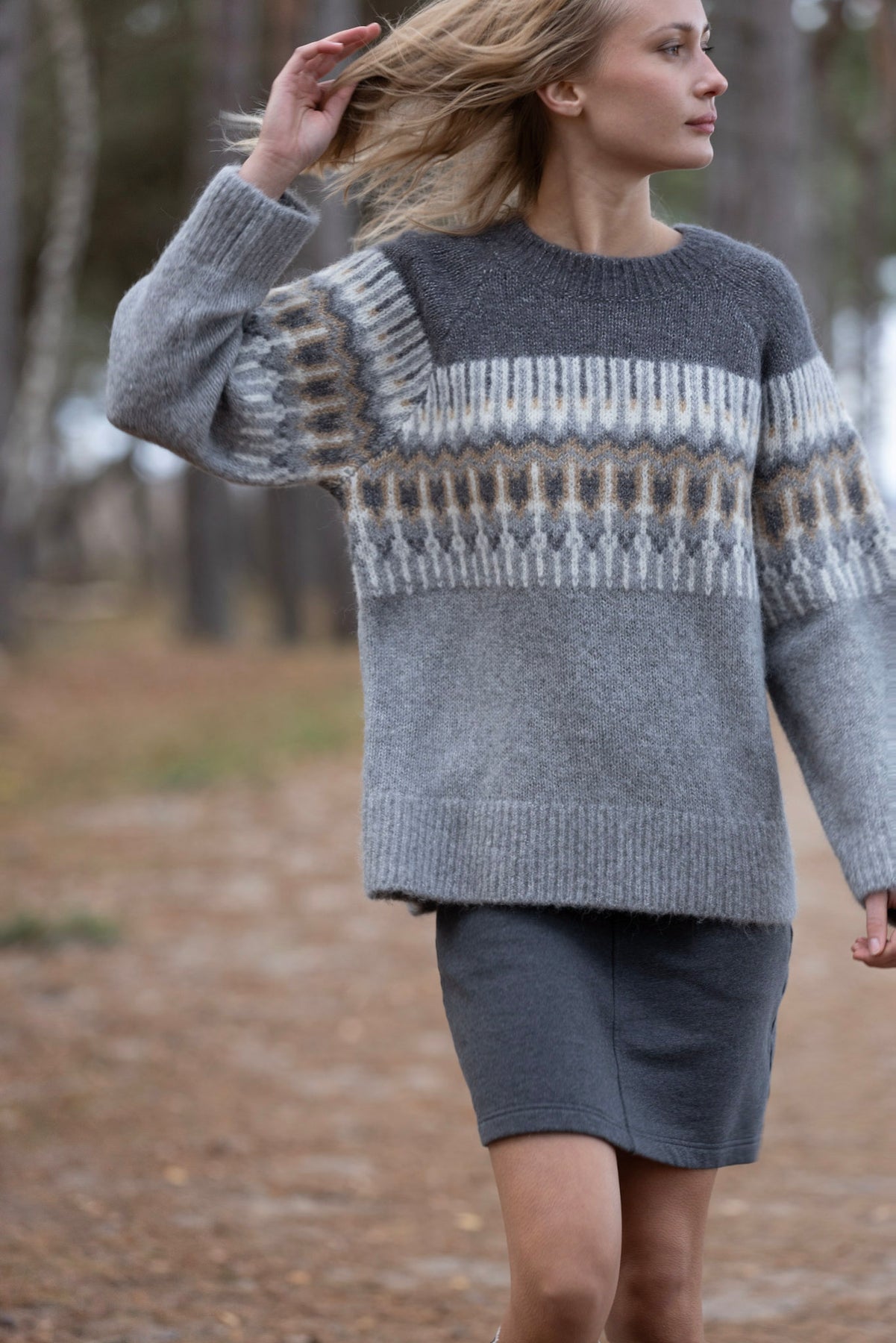 Mia Knit - Irongrey Melange
