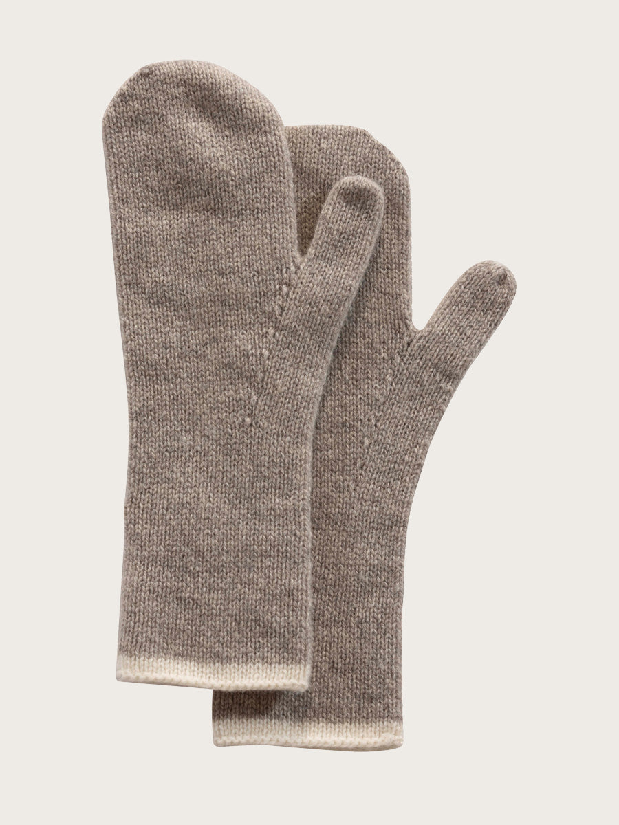 Miranda Mittens - Grey Melange