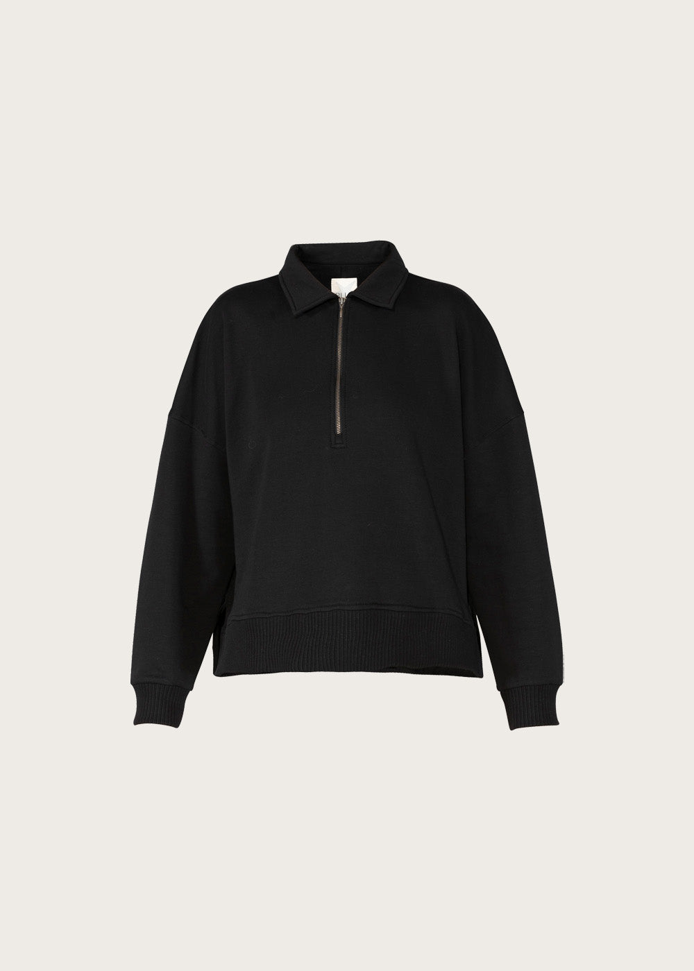 Nicole Zip Sweat - Black
