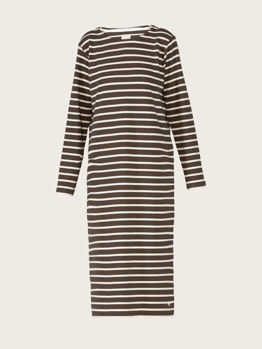 Mildred Dress - Coffee w/Cream
