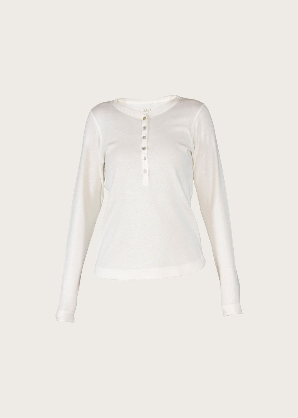 Madeline Rib Blouse - Milk