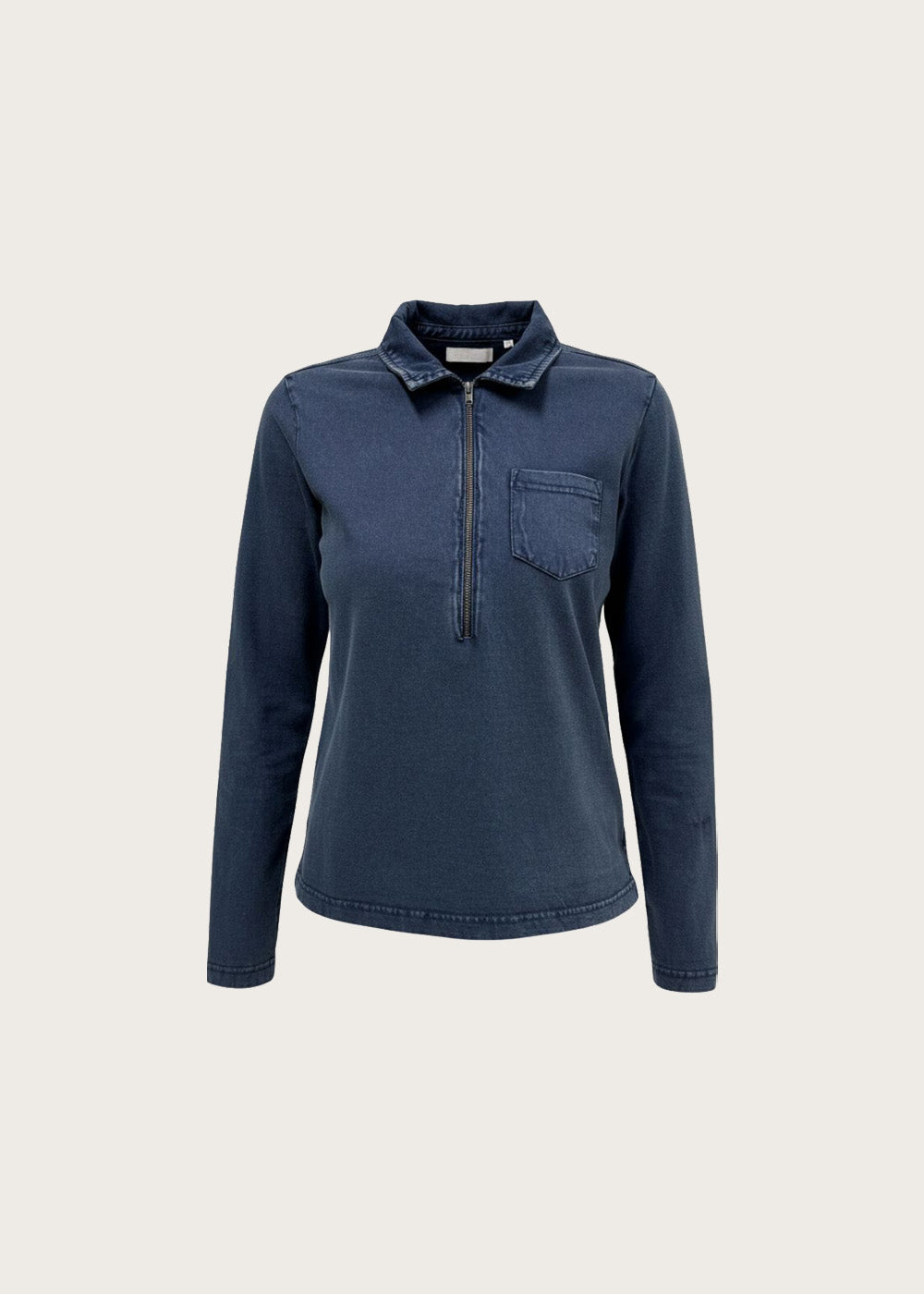 Malone Blouse - Seaport Navy