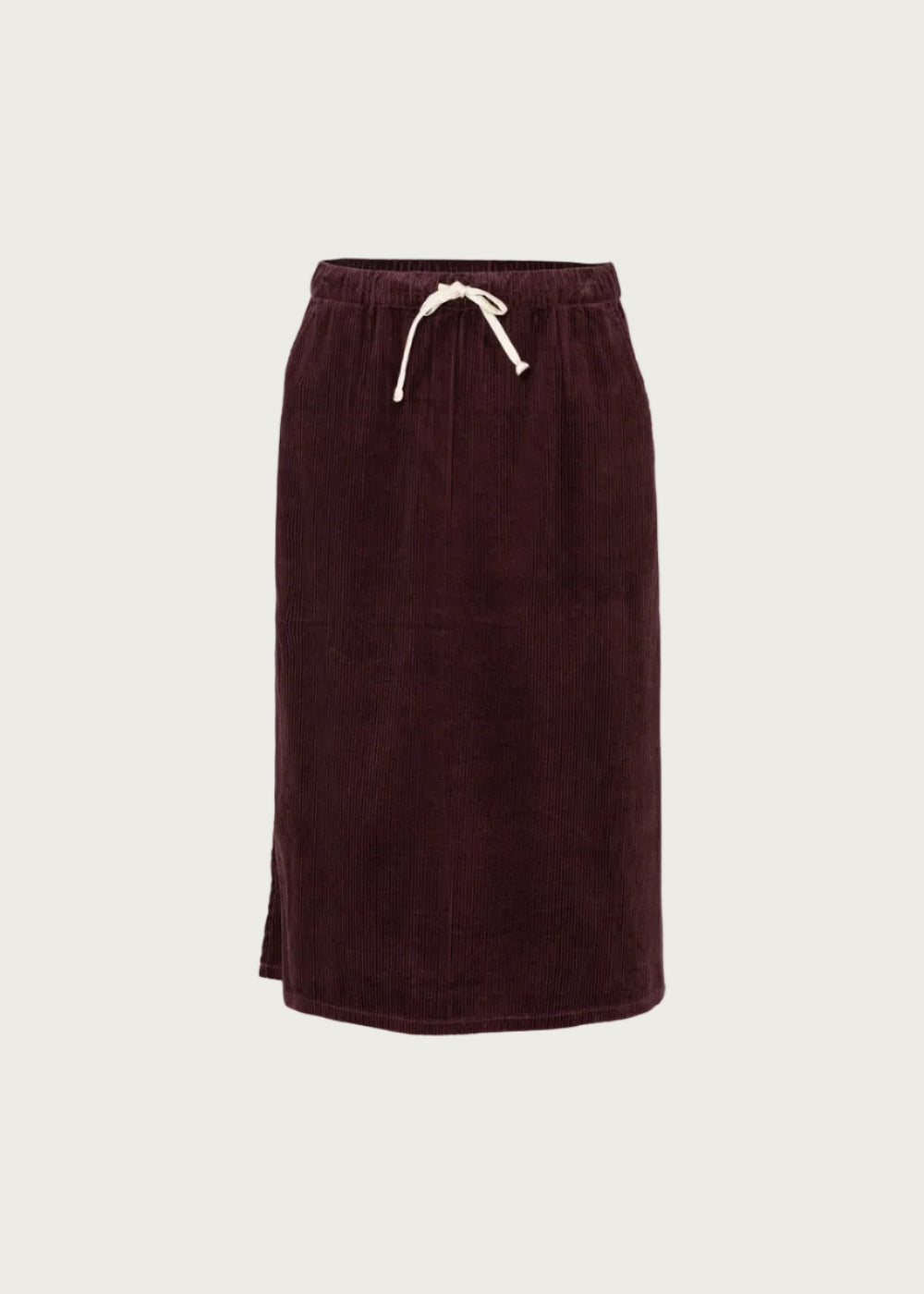 Maui Corduroy Skirt - Aubergine