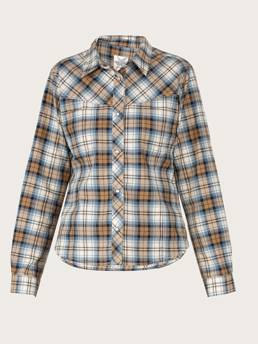 Monika Shirt - Walnut Check