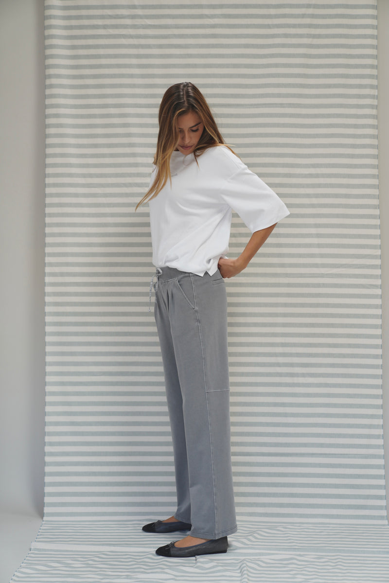 Carol Jersey Pants - Grey