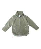 Aria Teddy Fleece Jacket - Palm green