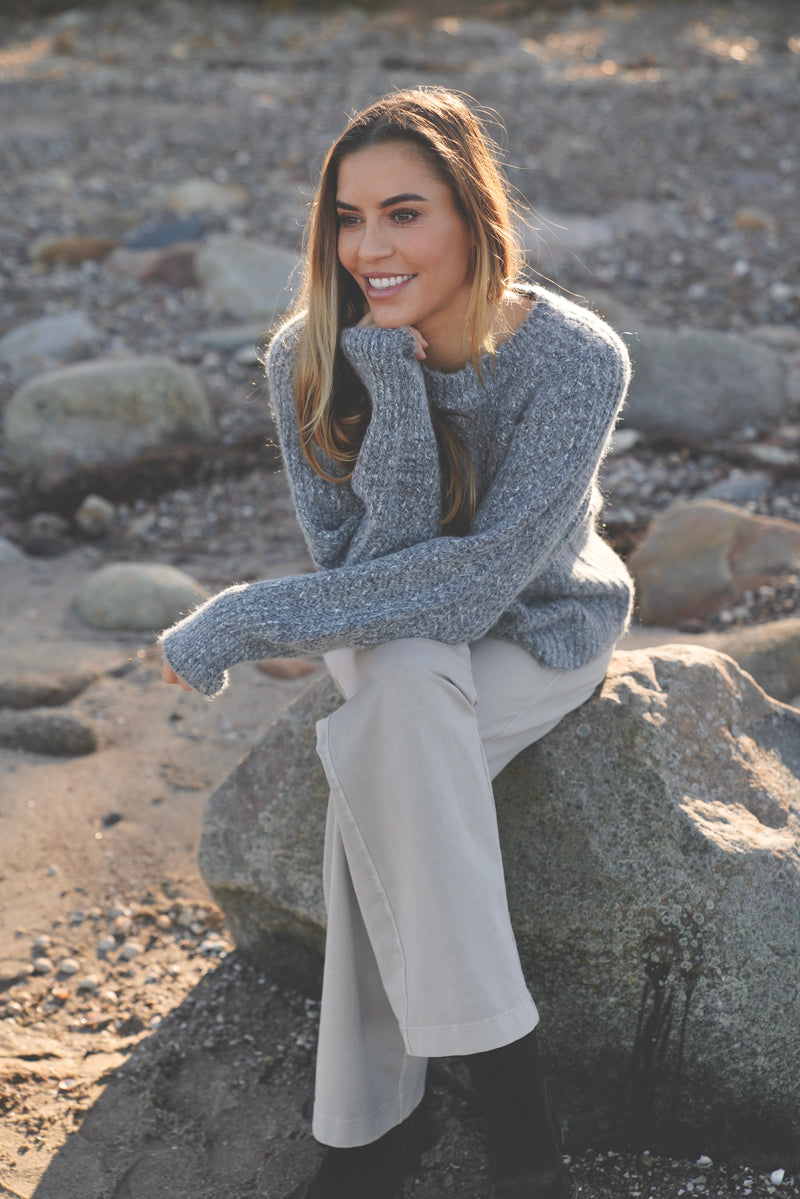 Charlie Chunky Knit Ultimate Grey Melange - Main Image