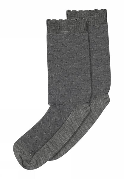 Grace Socks (12-59544-0496) - Medium Grey Melange