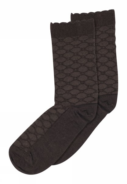 Grace Socks (12-59544-0541) - Dark Brown