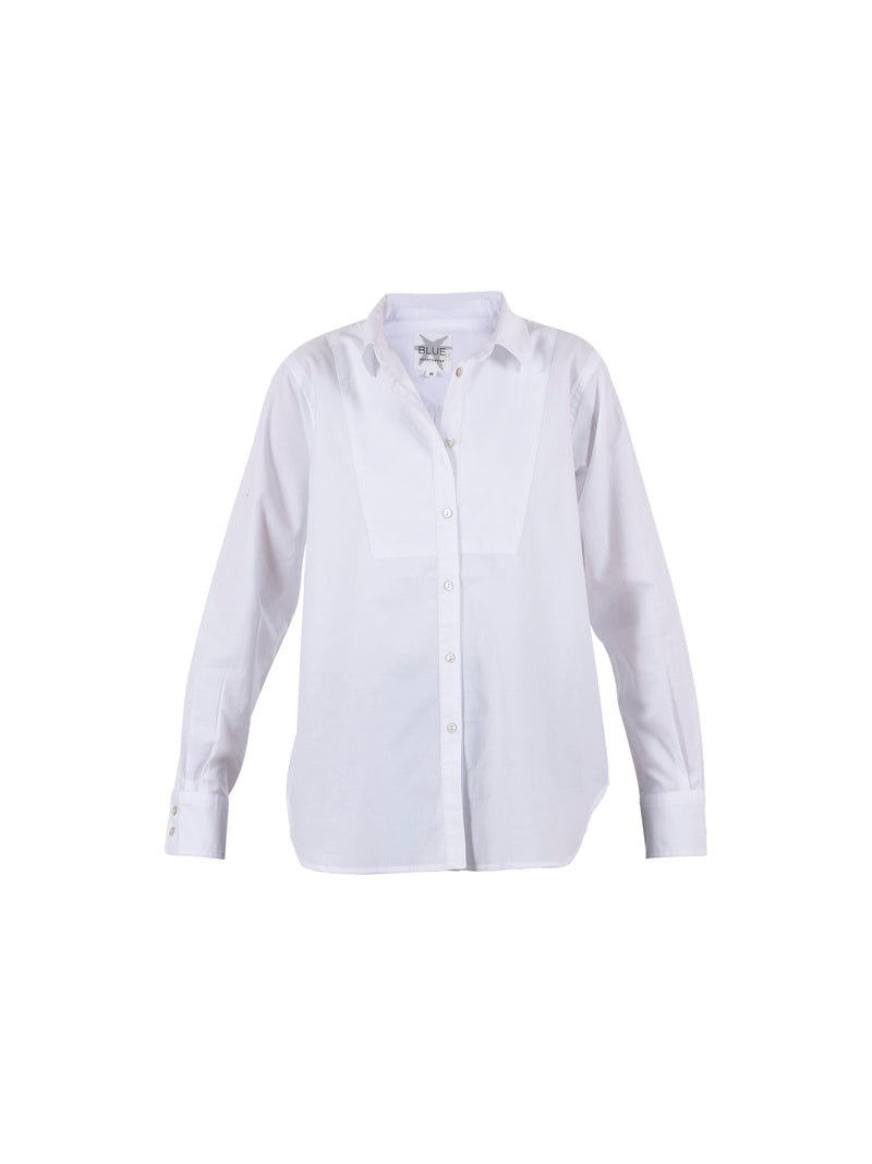 Alberta Heeringbone Shirt - White