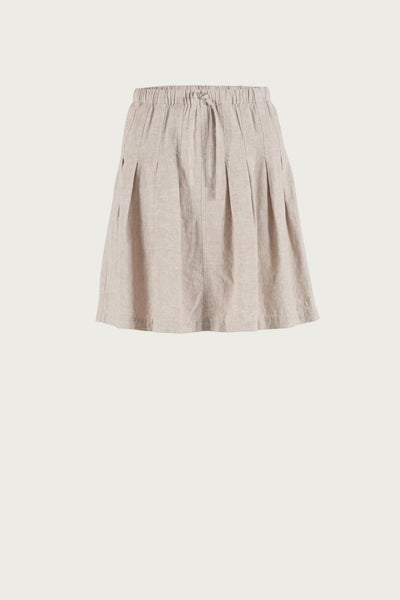 Anemone linen Skirt - Chalk Melange