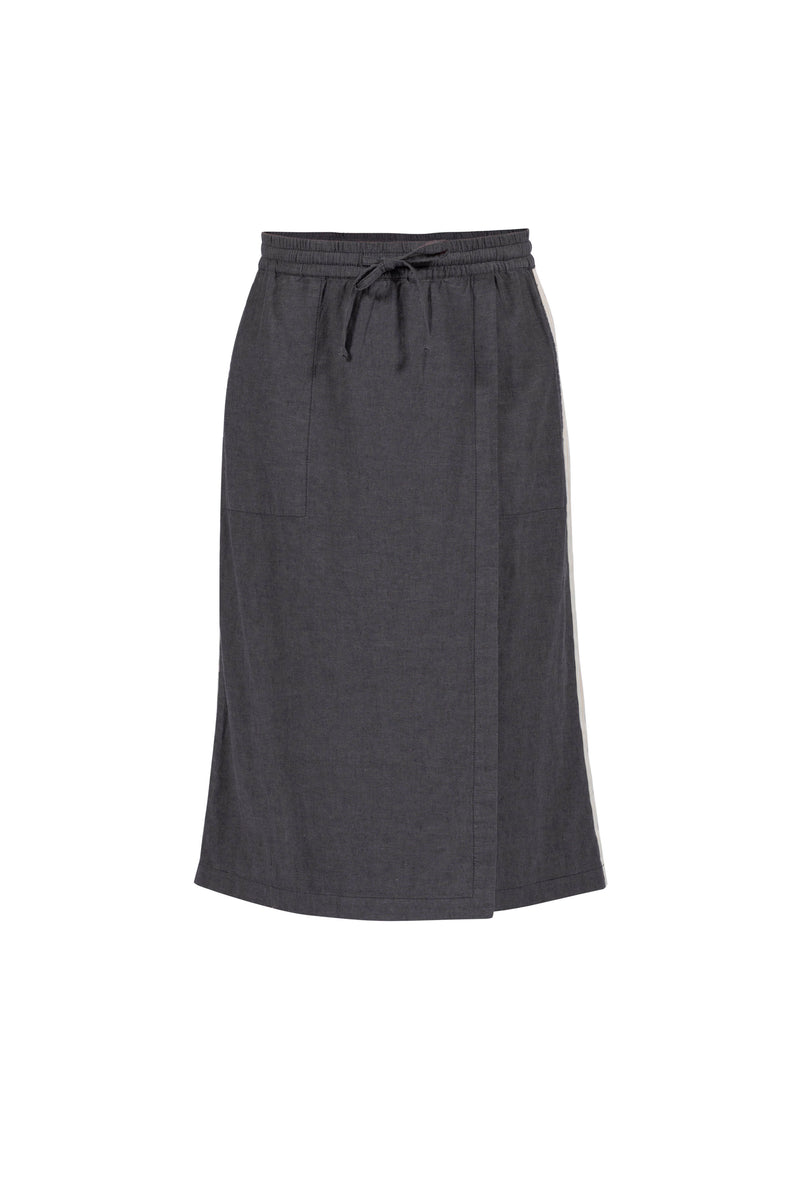Anouska Long Skirt - Iron Grey