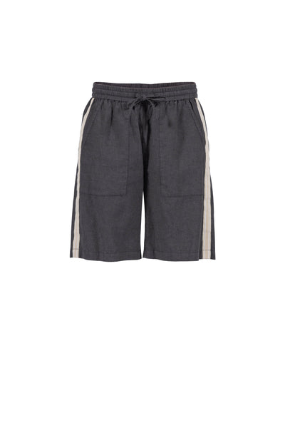 Antonie Shorts w. Stripes - Iron Grey