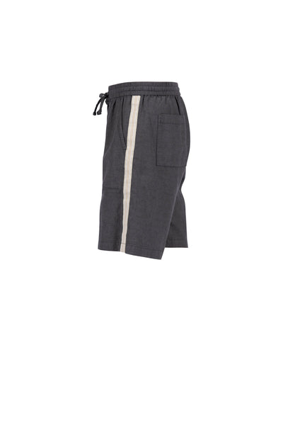 Antonie Shorts w. Stripes - Iron Grey